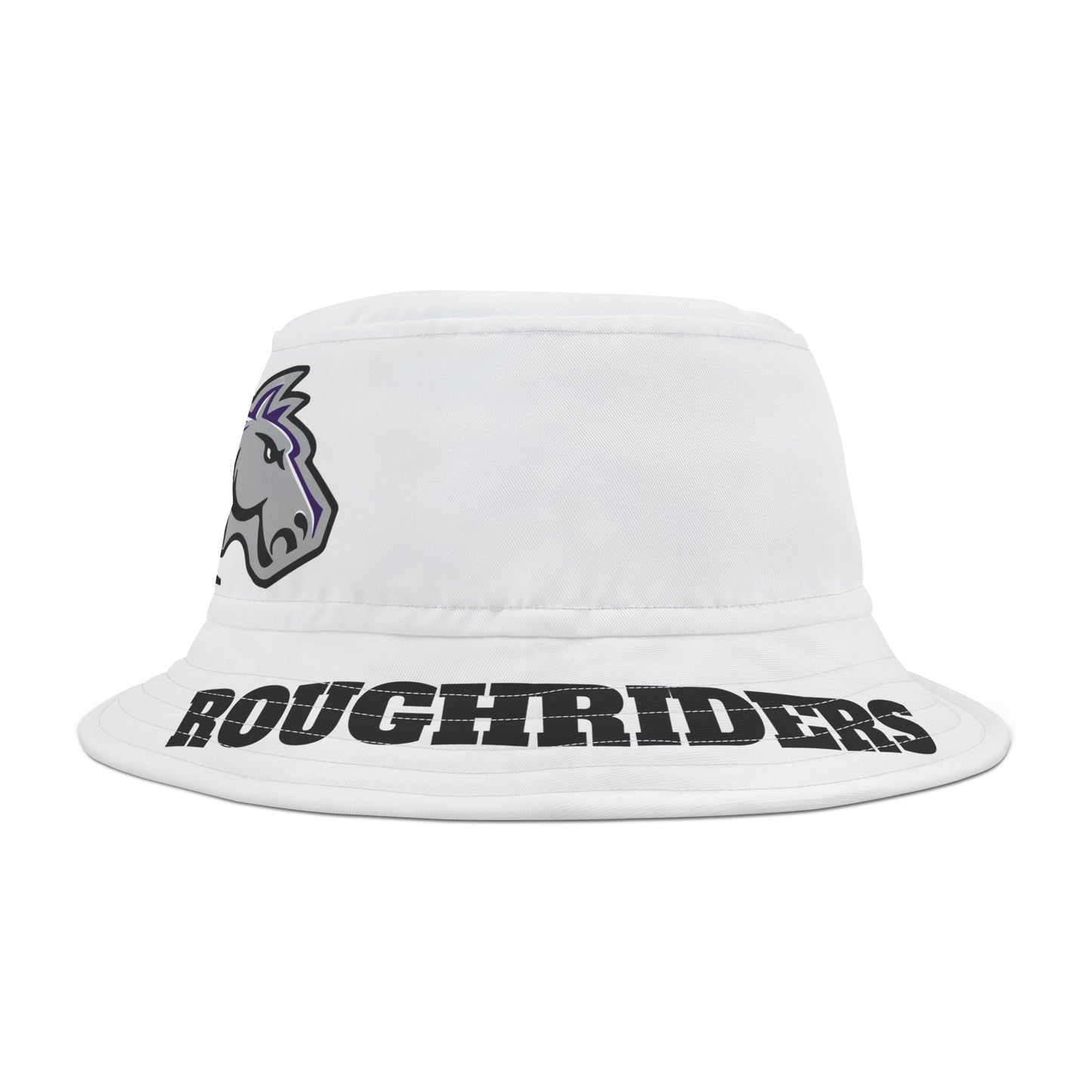 ROUGHRIDERS WHITE Bucket Hat (AOP)