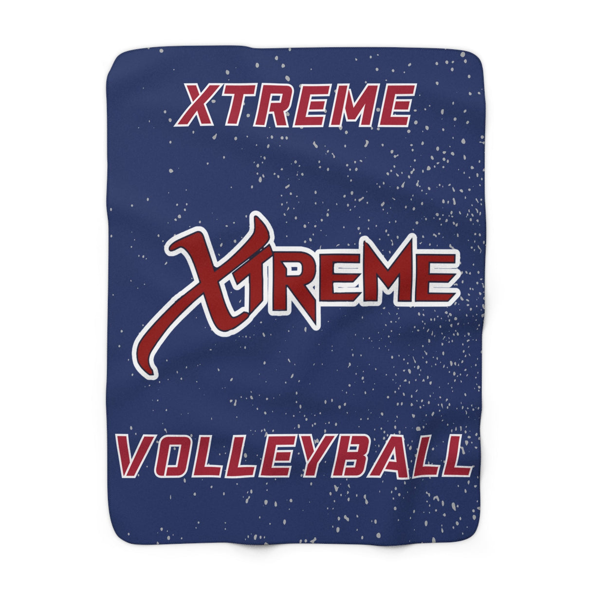 Xtreme VBC Navy Sherpa Fleece Blanket Printify