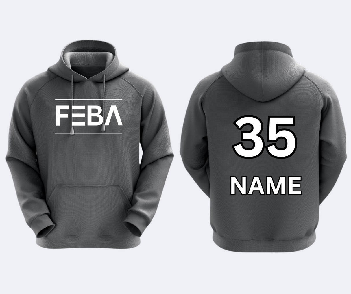 FEBA MODERN LOGO DYE SUBLIMATED HOODIE Gameday Supply llc