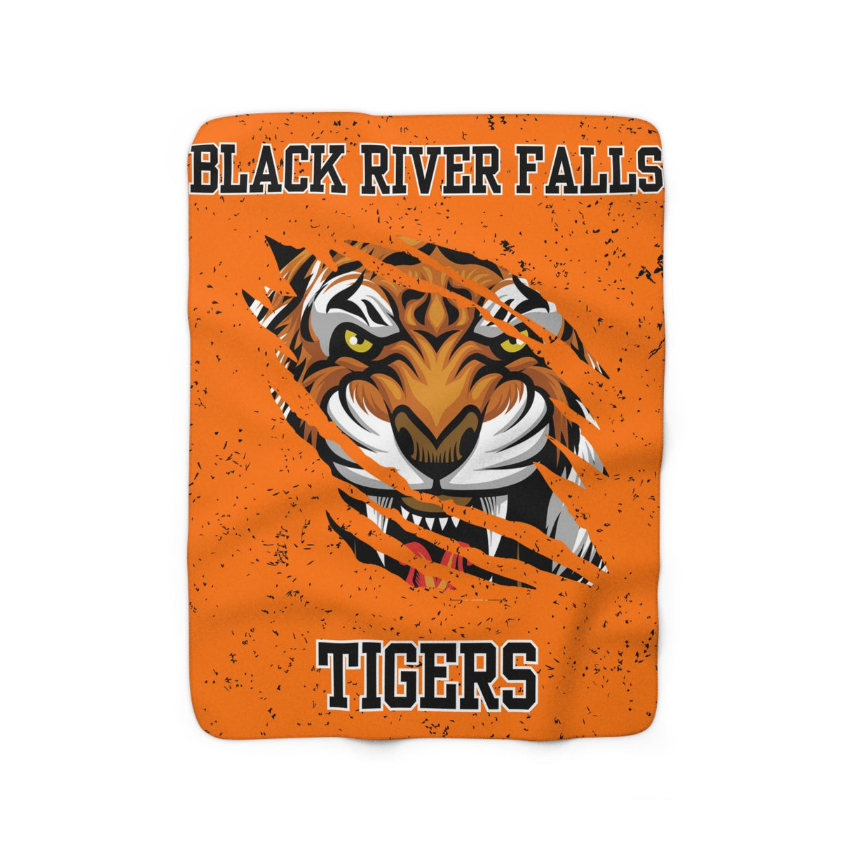 BLACK RIVER FALLS Sherpa Fleece Blanket Printify