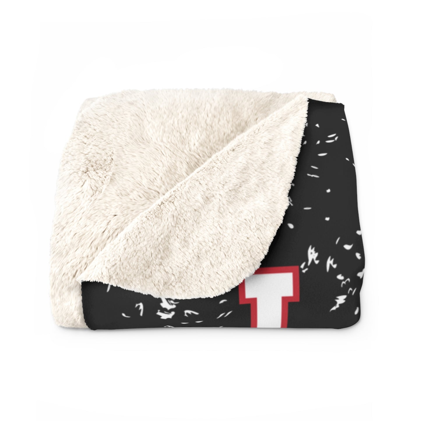 LA CROSSE CENTRAL Sherpa Fleece Blanket