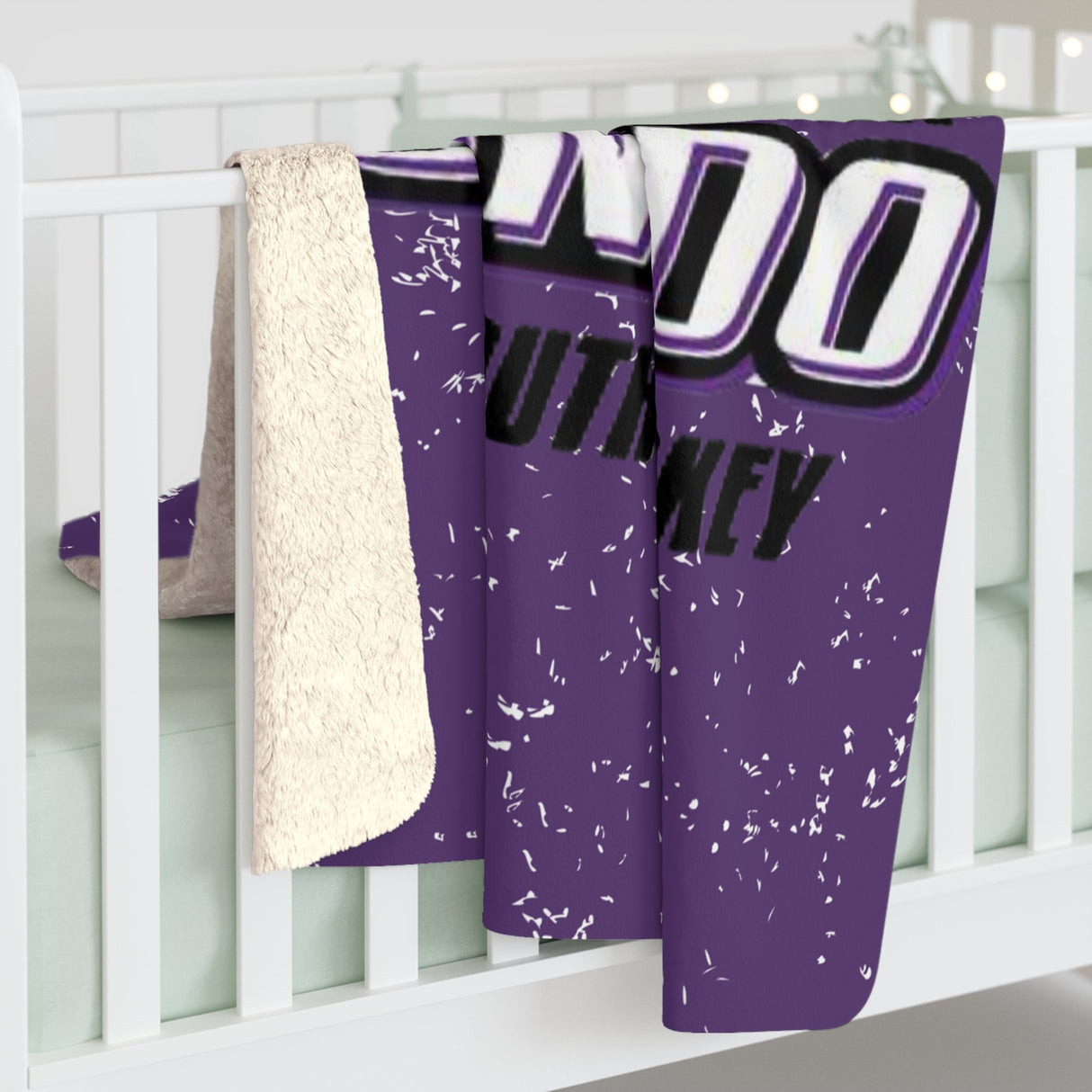 TORNADO YOUTH HOCKEY Sherpa Fleece Blanket Printify