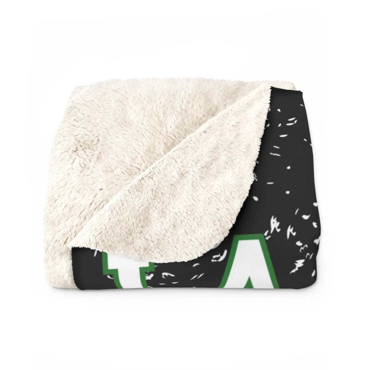 LA Crescent Lancers Sherpa Fleece Blanket Printify