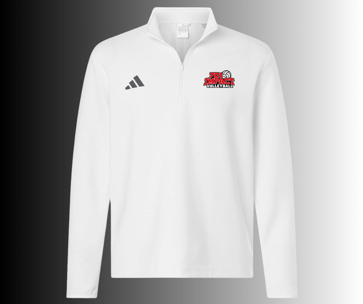 701 IMPACT Men's 3-Stripes Quarter-Zip Pullover W/ embroidery