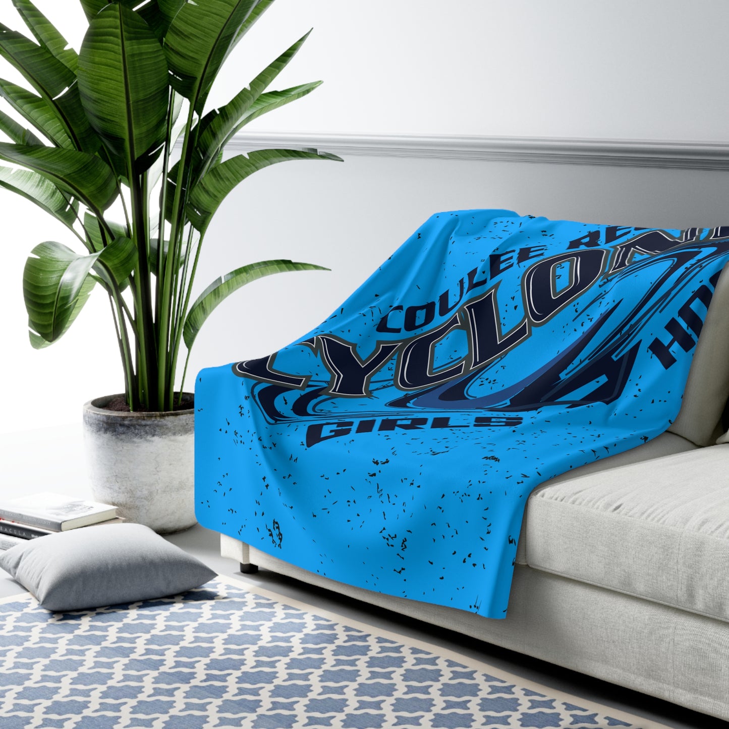 CR CYCLONES Sherpa Fleece Blanket