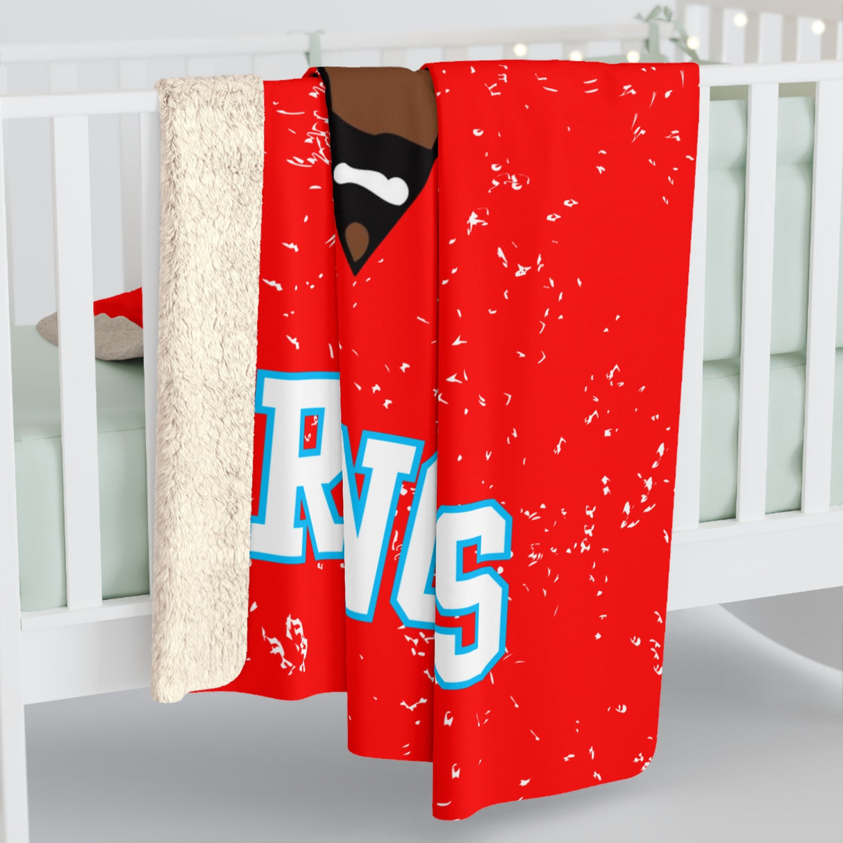 LA CROSSE LOGAN Sherpa Fleece Blanket Printify