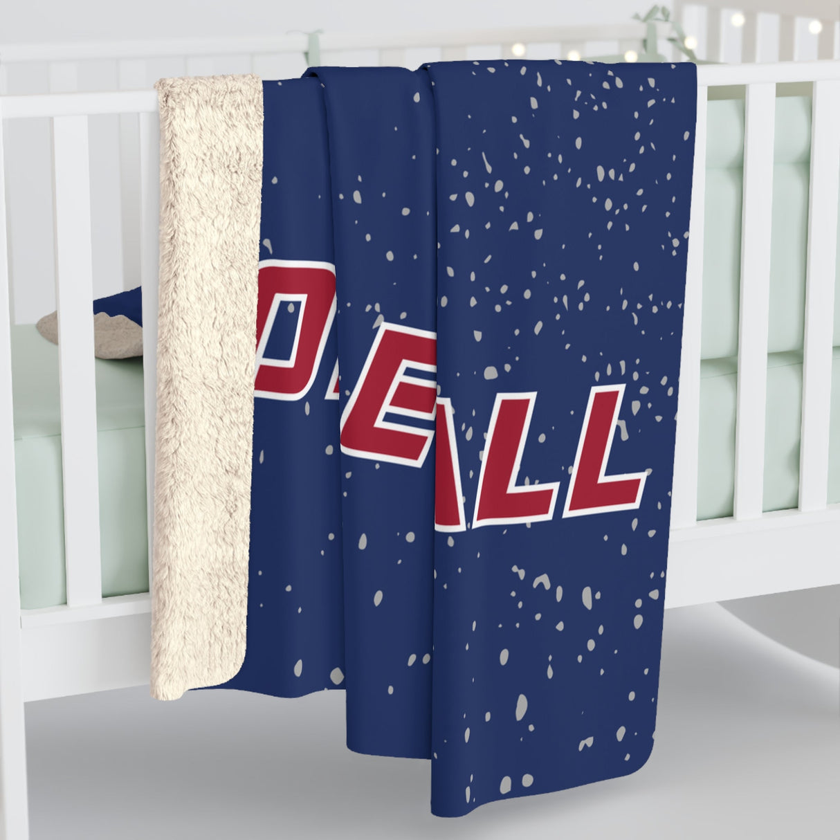 Xtreme VBC Navy Sherpa Fleece Blanket Printify