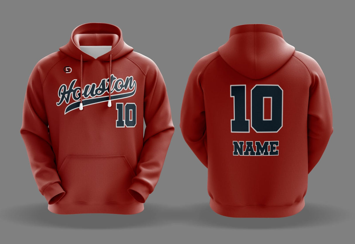 2025 Houston Hurricanes Softball Hoodie Gameday Supply llc