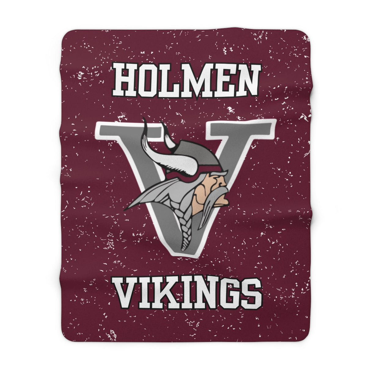 Holmen Sherpa Fleece Blanket Printify