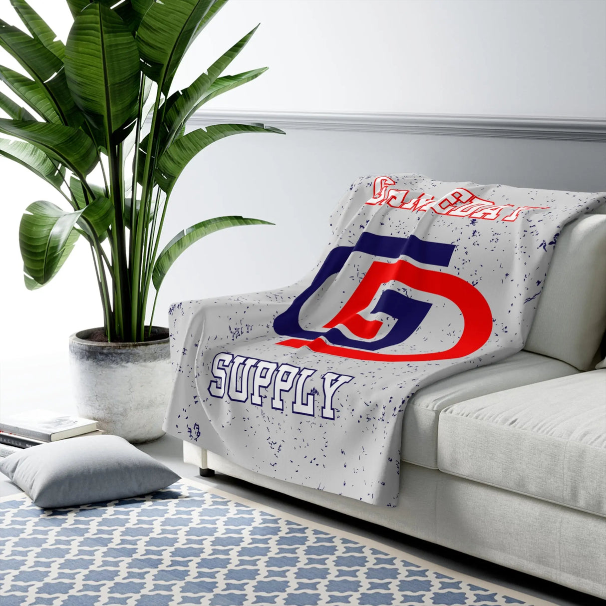 Gameday Supply Sherpa Fleece Blanket Printify