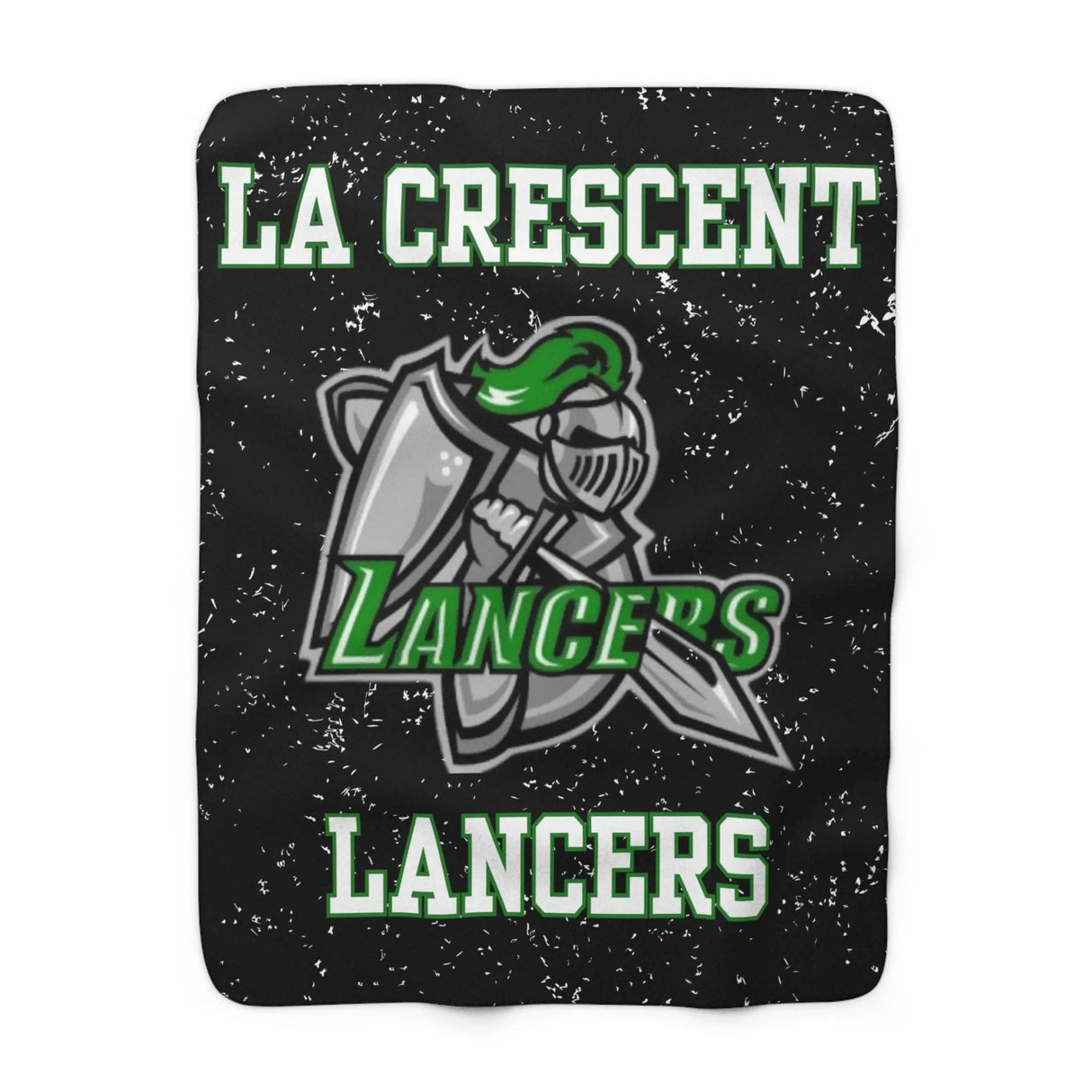 LA Crescent Lancers Sherpa Fleece Blanket Printify