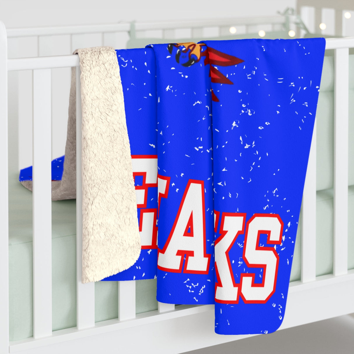 G-E-T Sherpa Fleece Blanket Printify