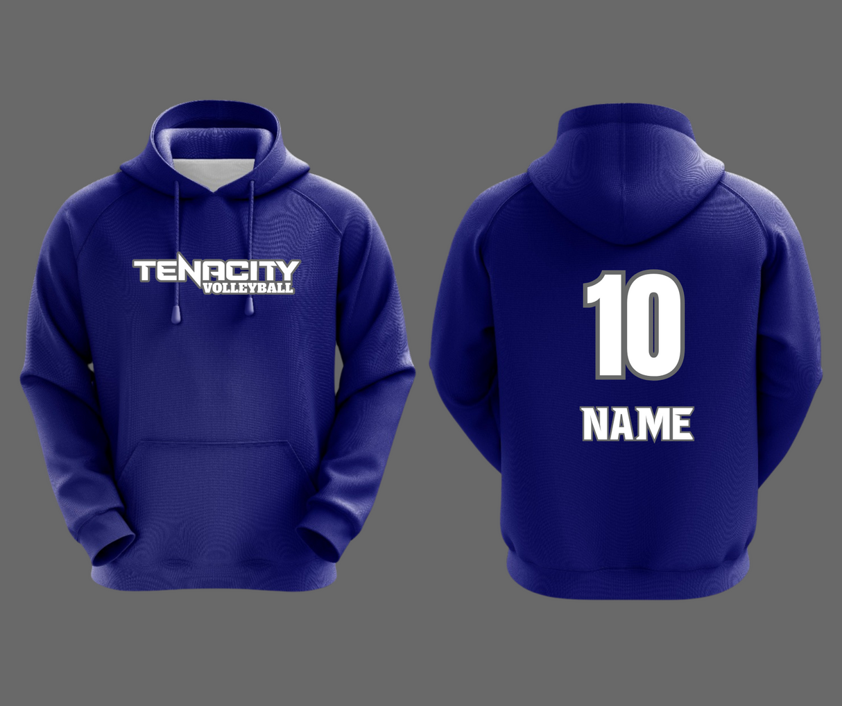 TENACITY Dye Sublimated Hoodie Gameday Supply llc