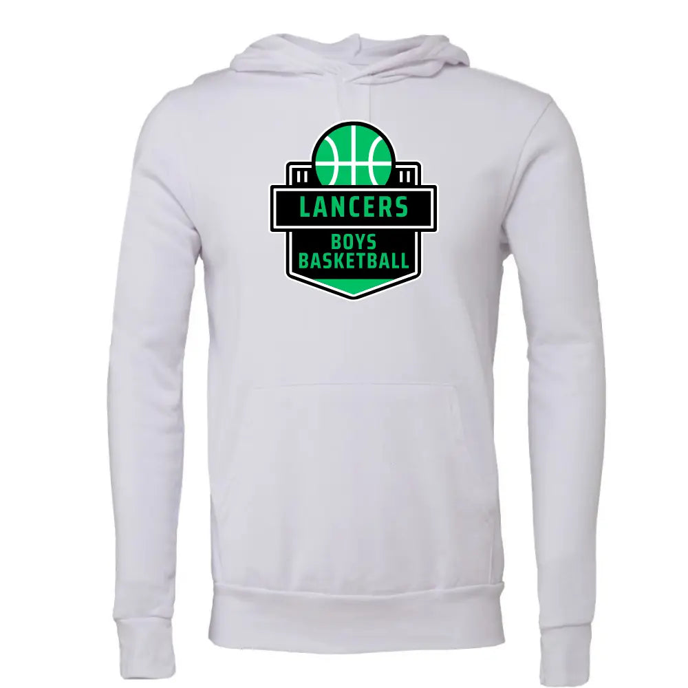 LA CRESCENT BASKETBALL SPONGE FLEECE HOODIE Bella+Canvas