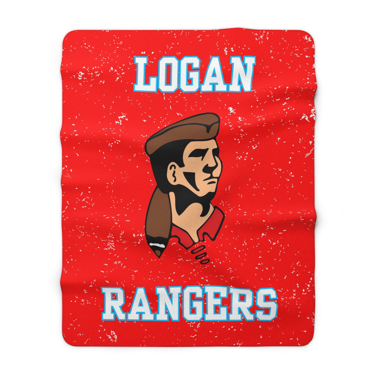 LA CROSSE LOGAN Sherpa Fleece Blanket Printify