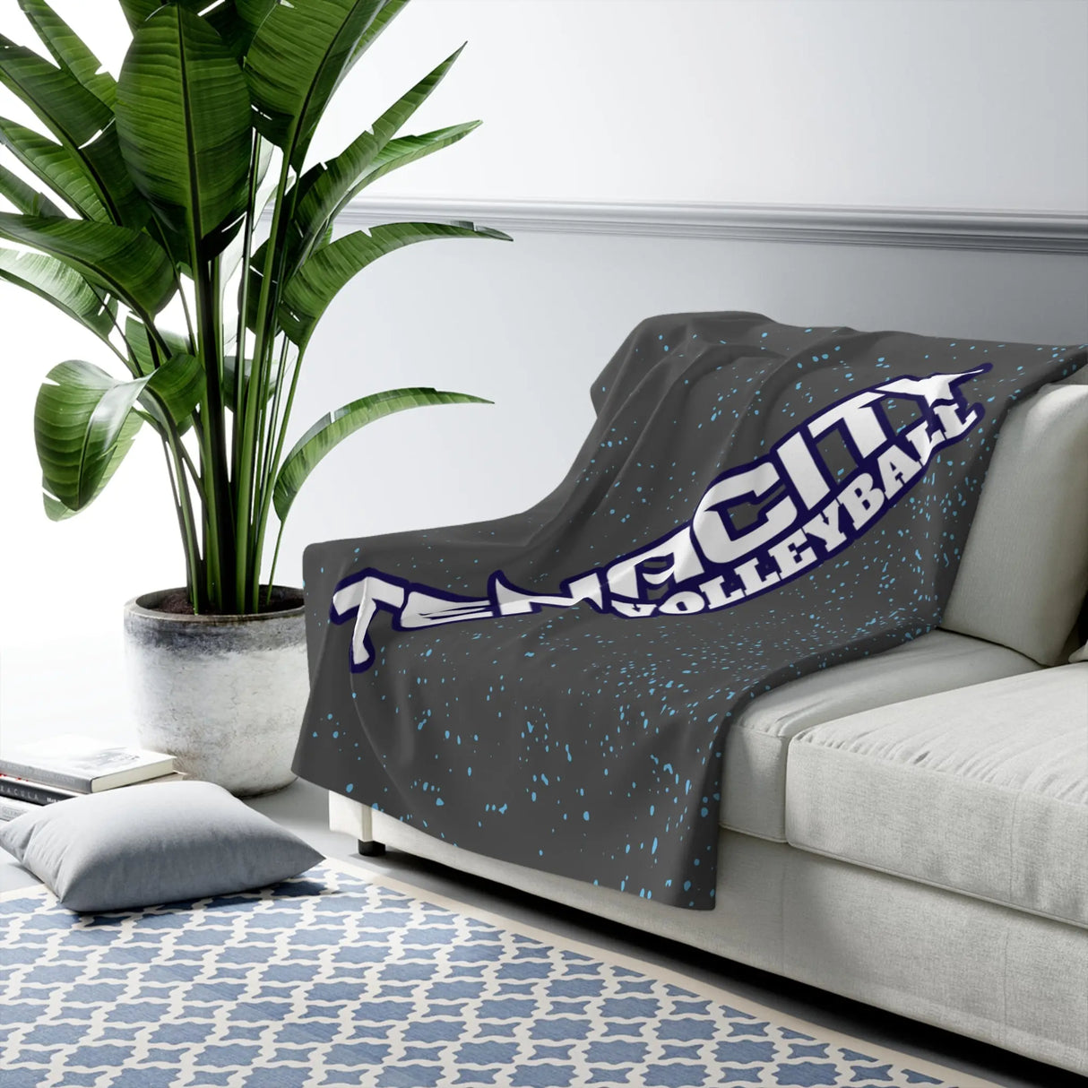 TENACITY Sherpa Fleece Blanket Printify