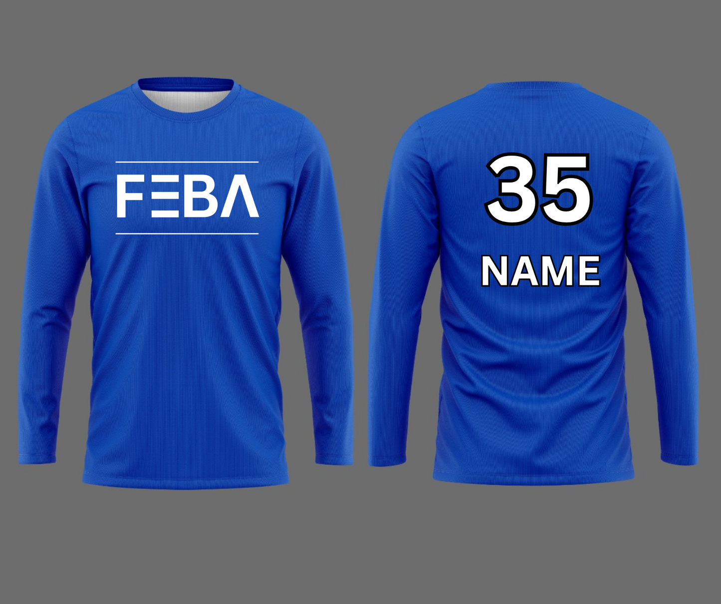 FEBA MODERN LOGO DYE SUBLIMATED LONG SLEEVE