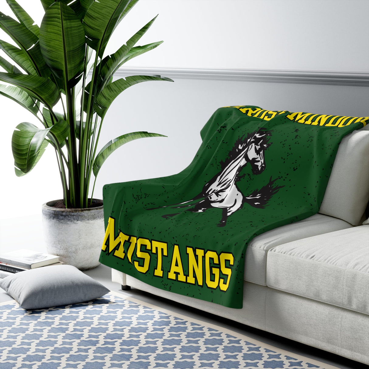 MEL- MIN Sherpa Fleece Blanket Printify