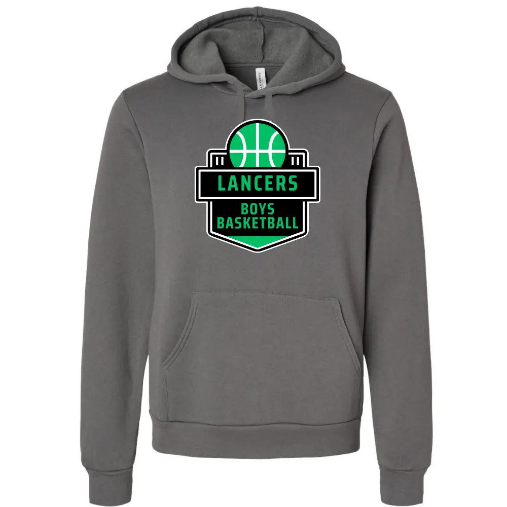LA CRESCENT BASKETBALL SPONGE FLEECE HOODIE Bella+Canvas