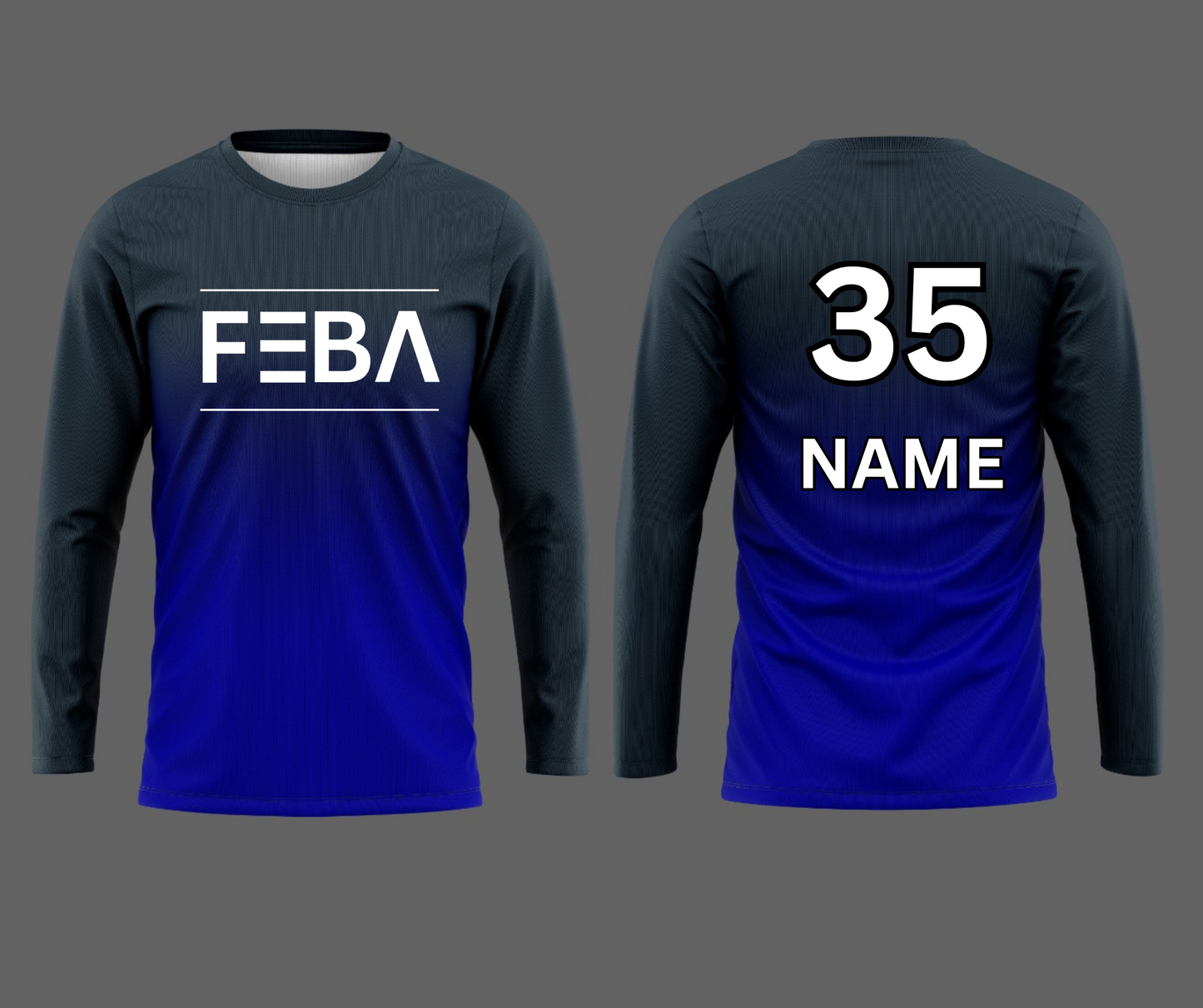 FEBA MODERN LOGO DYE SUBLIMATED LONG SLEEVE