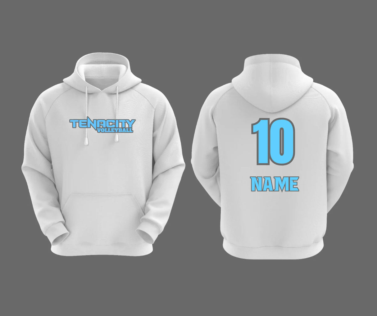 TENACITY Dye Sublimated Hoodie Gameday Supply llc