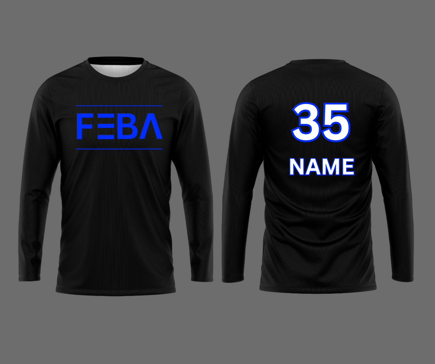 FEBA MODERN LOGO DYE SUBLIMATED LONG SLEEVE