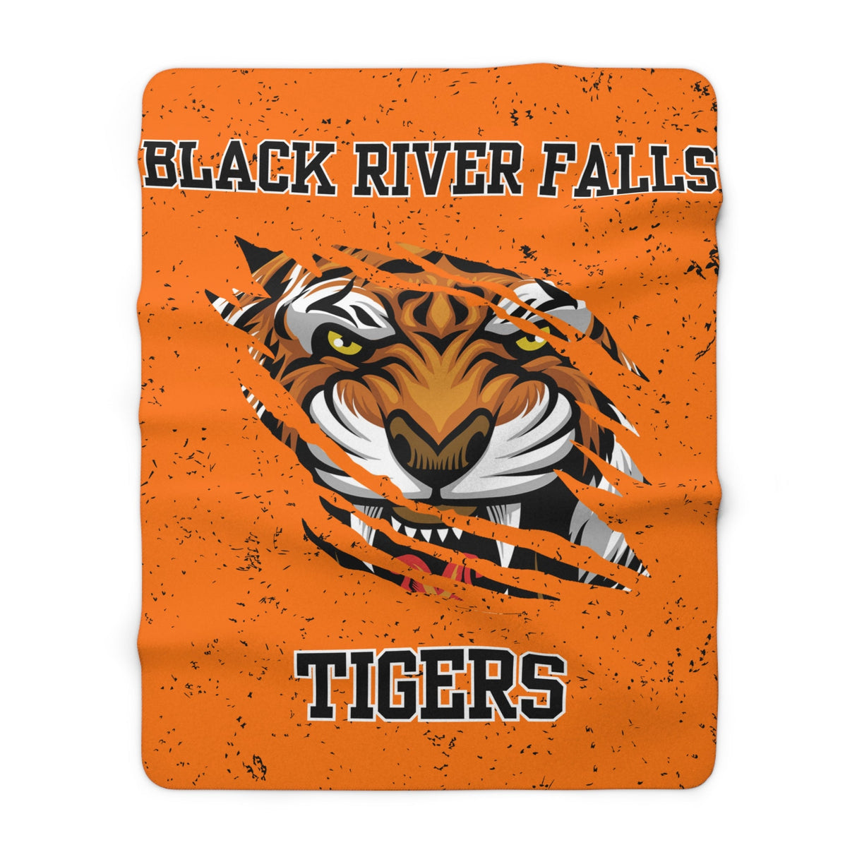 BLACK RIVER FALLS Sherpa Fleece Blanket Printify