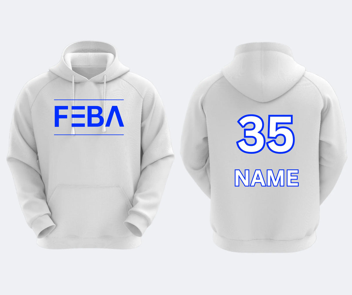 FEBA MODERN LOGO DYE SUBLIMATED HOODIE Gameday Supply llc