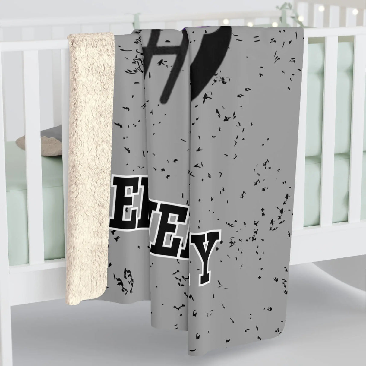 NORTHERN HILLS Sherpa Fleece Blanket Printify