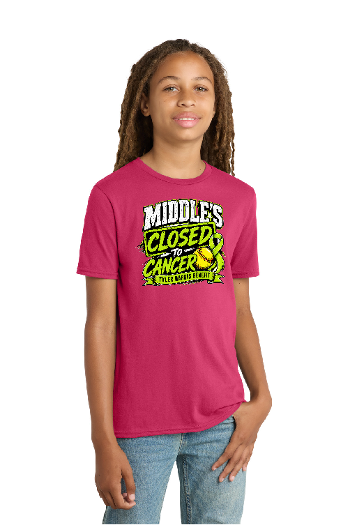 Tyler Harris "Middles Closed to Cancer" Tee