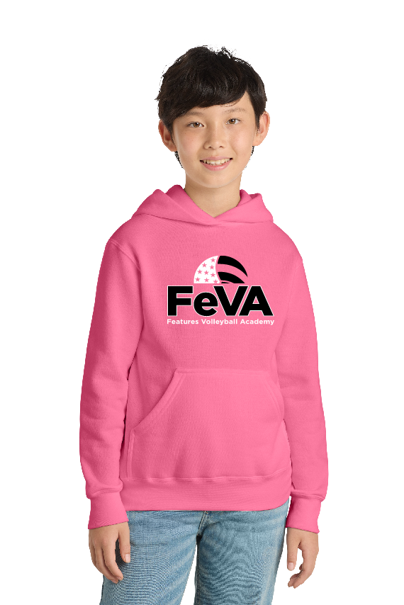 FeVA Youth Core Fleece Hoodie PORT & CO