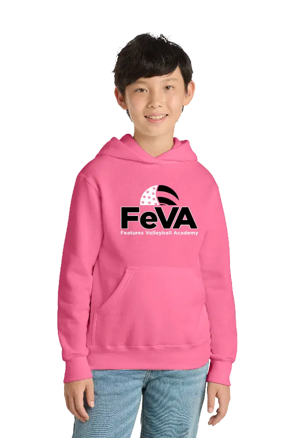 FeVA Youth Core Fleece Hoodie PORT & CO