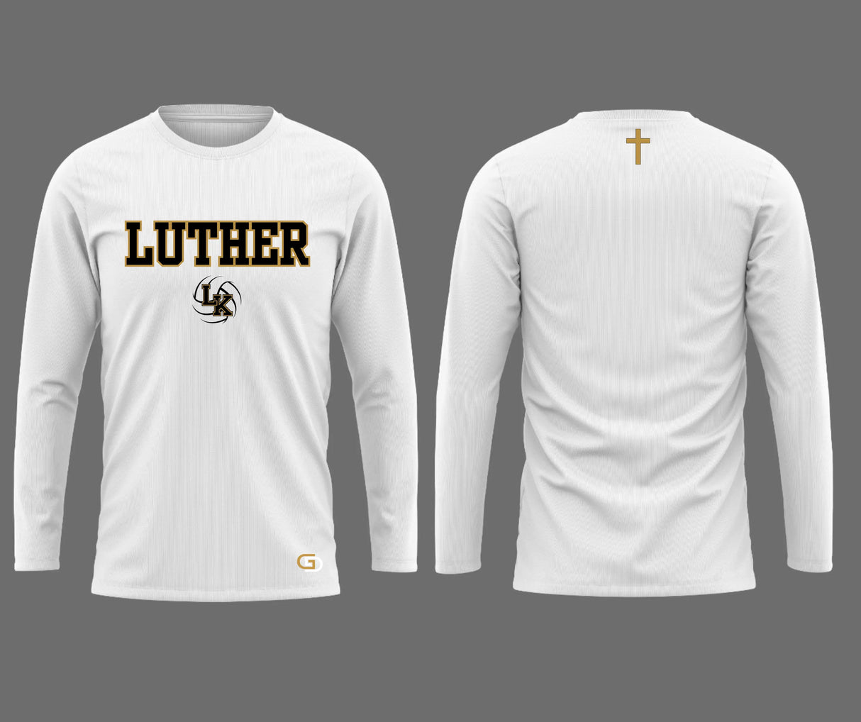 LUTHER KNIGHTS VOLLEYBALL SUBLIMATED SHIRT Gameday Supply llc