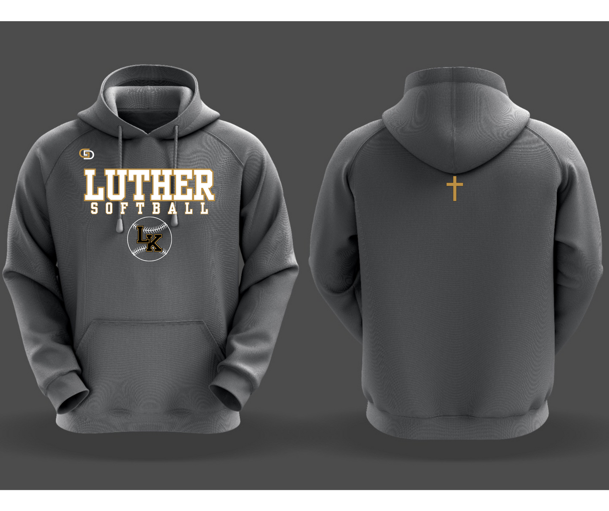 LUTHER BASEBALL/SOFTBALL HOODIE Gameday Supply llc