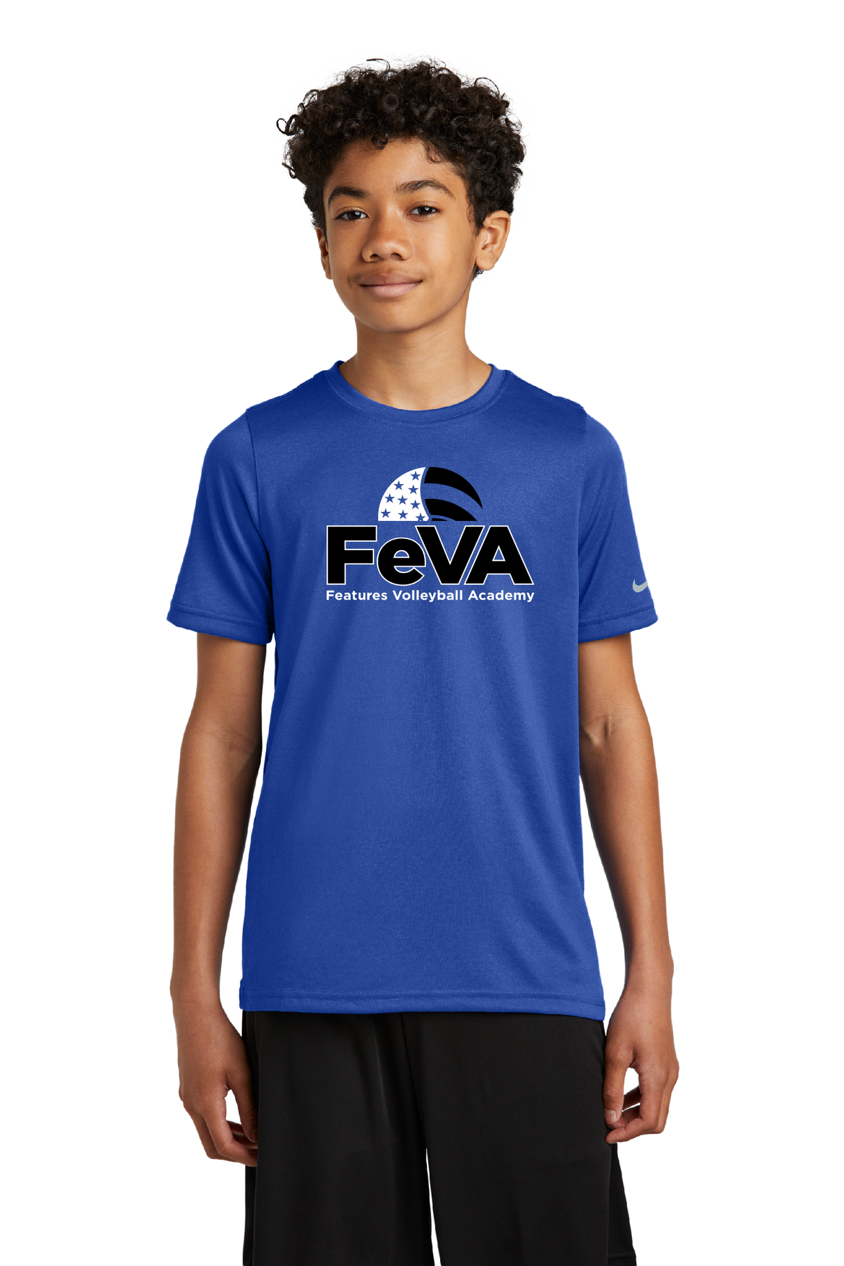 FeVA LOGO Youth poly tee (NIKE) Gameday Supply llc