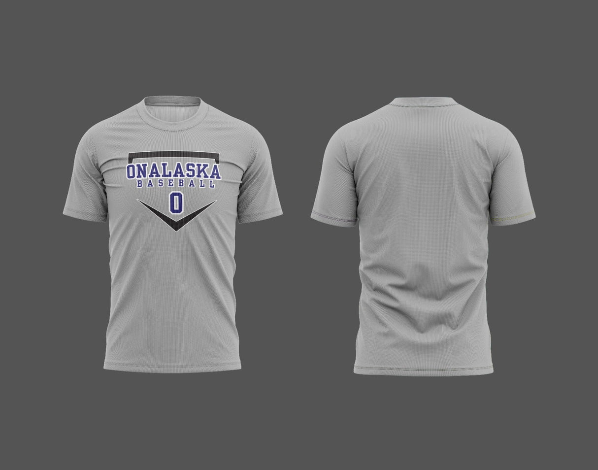 ONALASKA BASEBALL/SOFTBALL DRY FIT TEE Gameday Supply llc