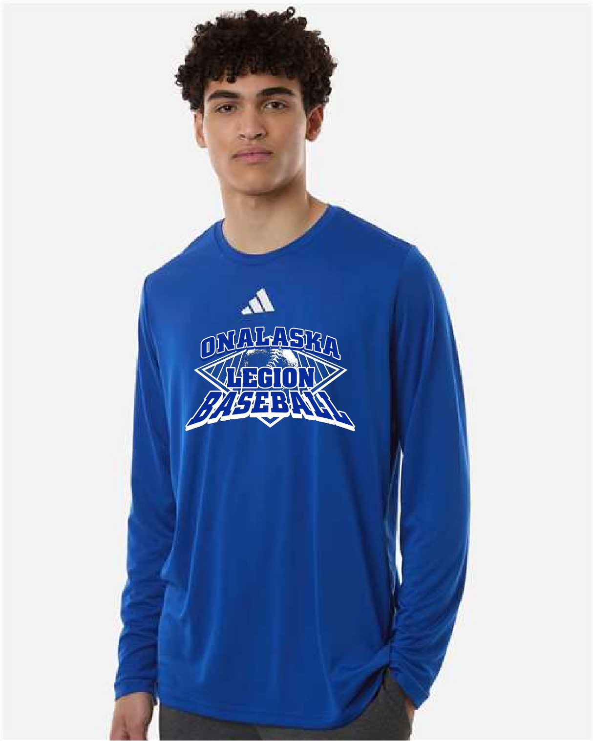 ONALASKA LEGION BASEBALL MENS PREGAME LONGSLEEVE