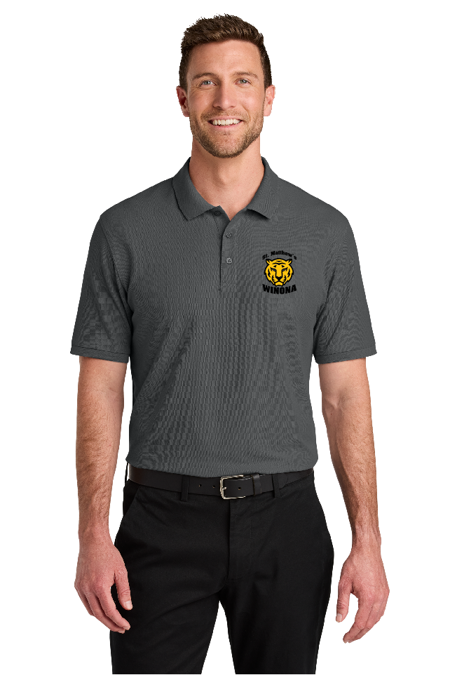 ST MATTHEWS POLY BLEND POLO (PORT AUTHORITY) Gameday Supply llc