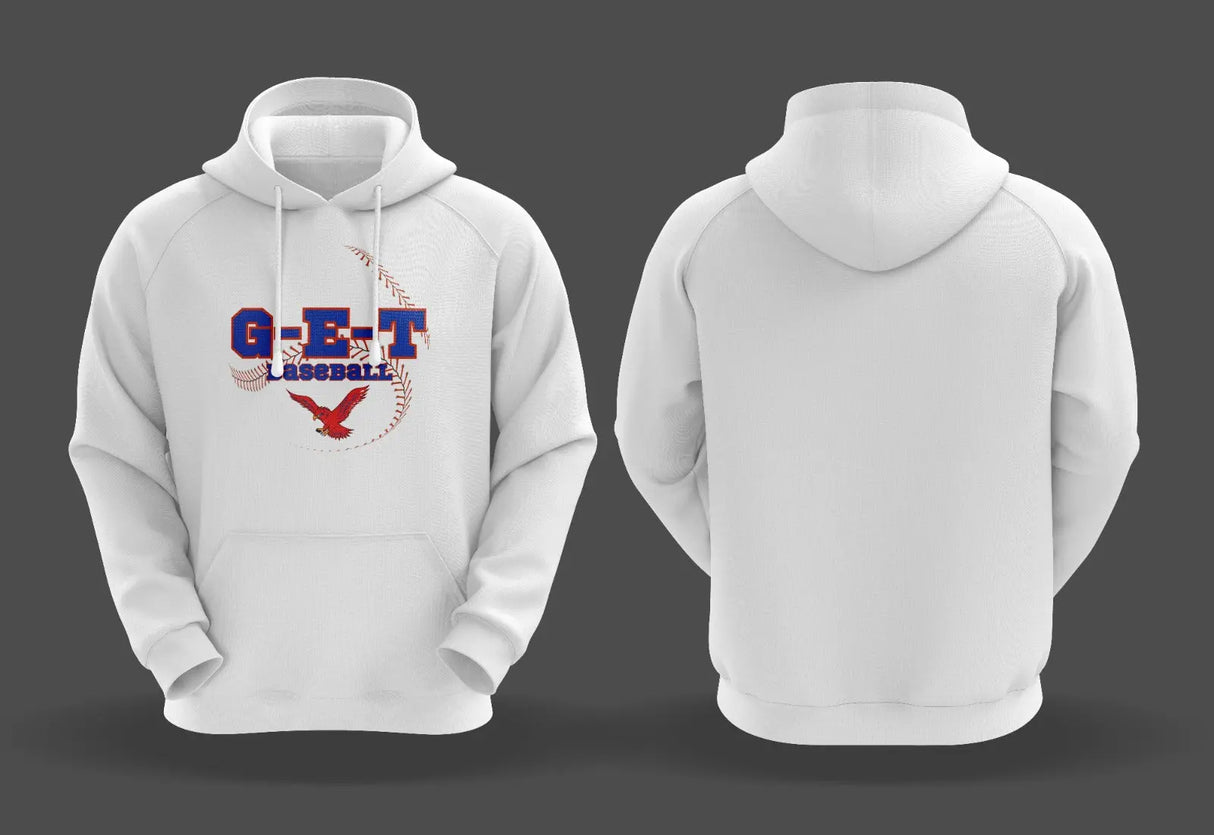 G-E-T RED HAWKS HOODIE Gameday Supply llc