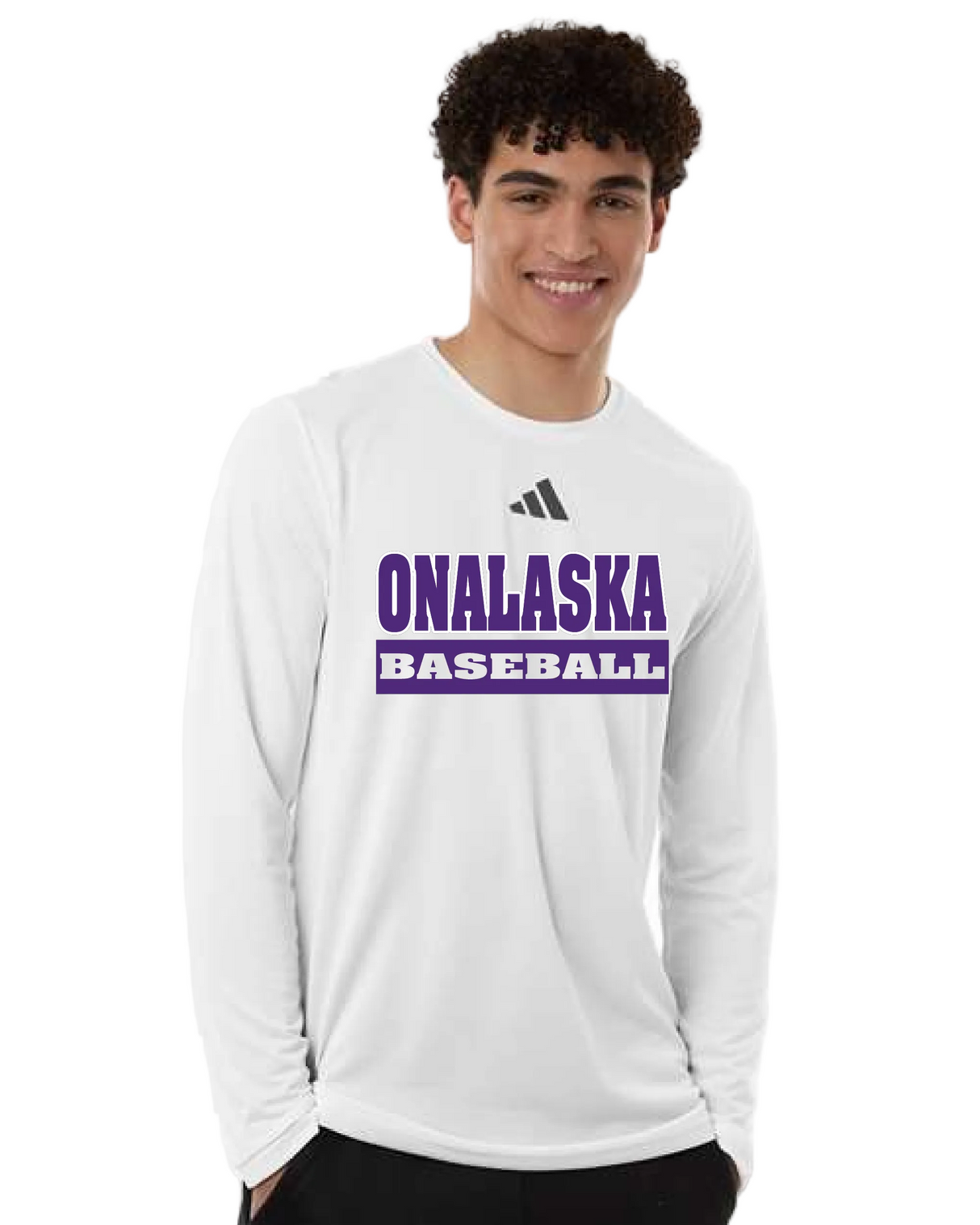 Onalaska Baseball Adidas Mens Pregame Longsleeve
