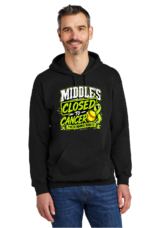 Tyler Harris "Middles Closed to Cancer" Hoodies
