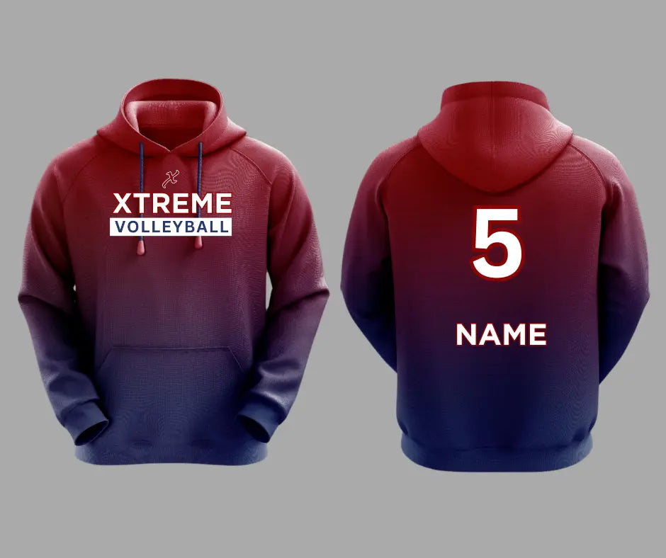 Xtreme VBC dye sublimated hoodie Gameday Supply llc