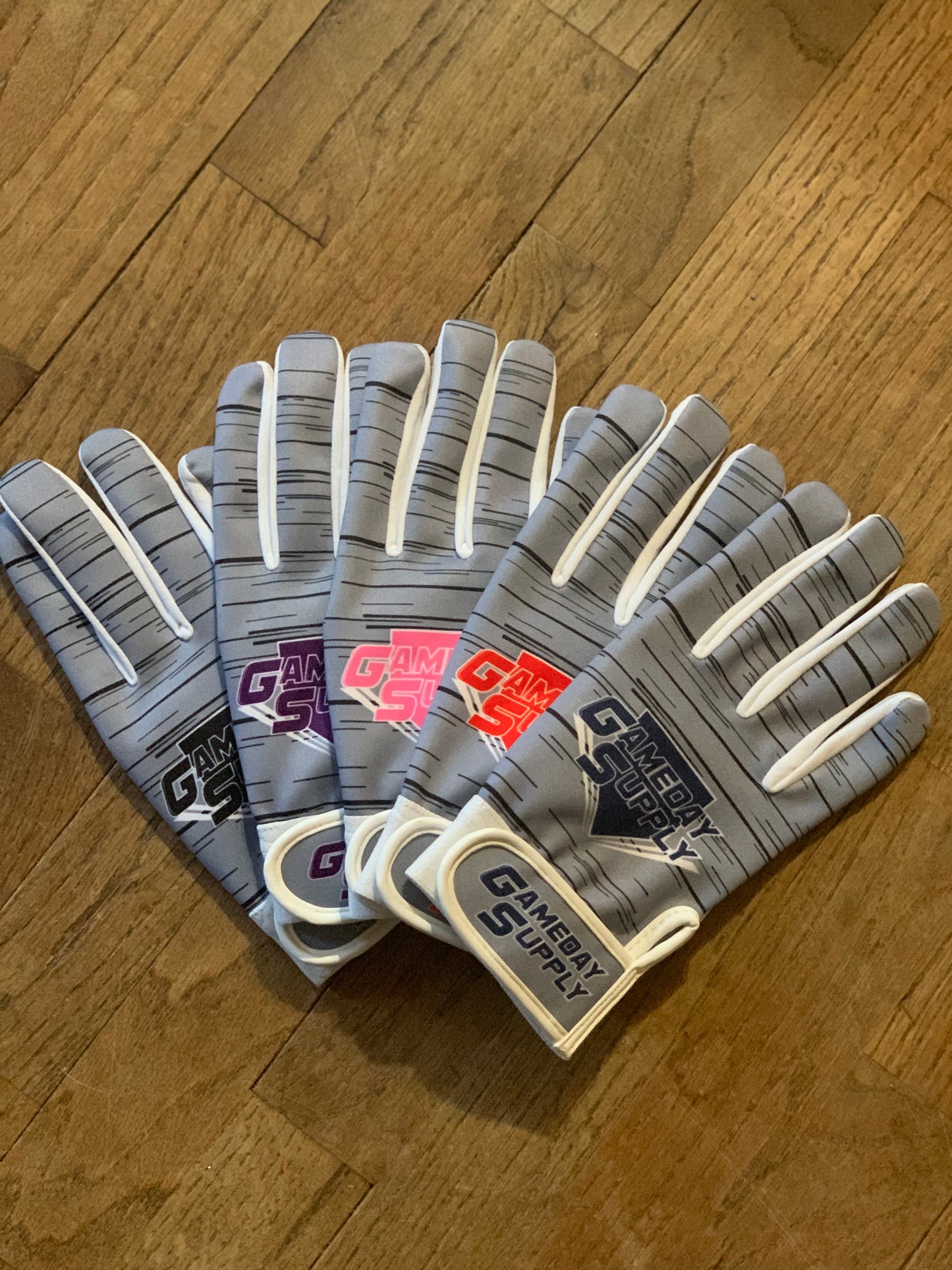 Gameday Supply Gray "Static" Batting Gloves