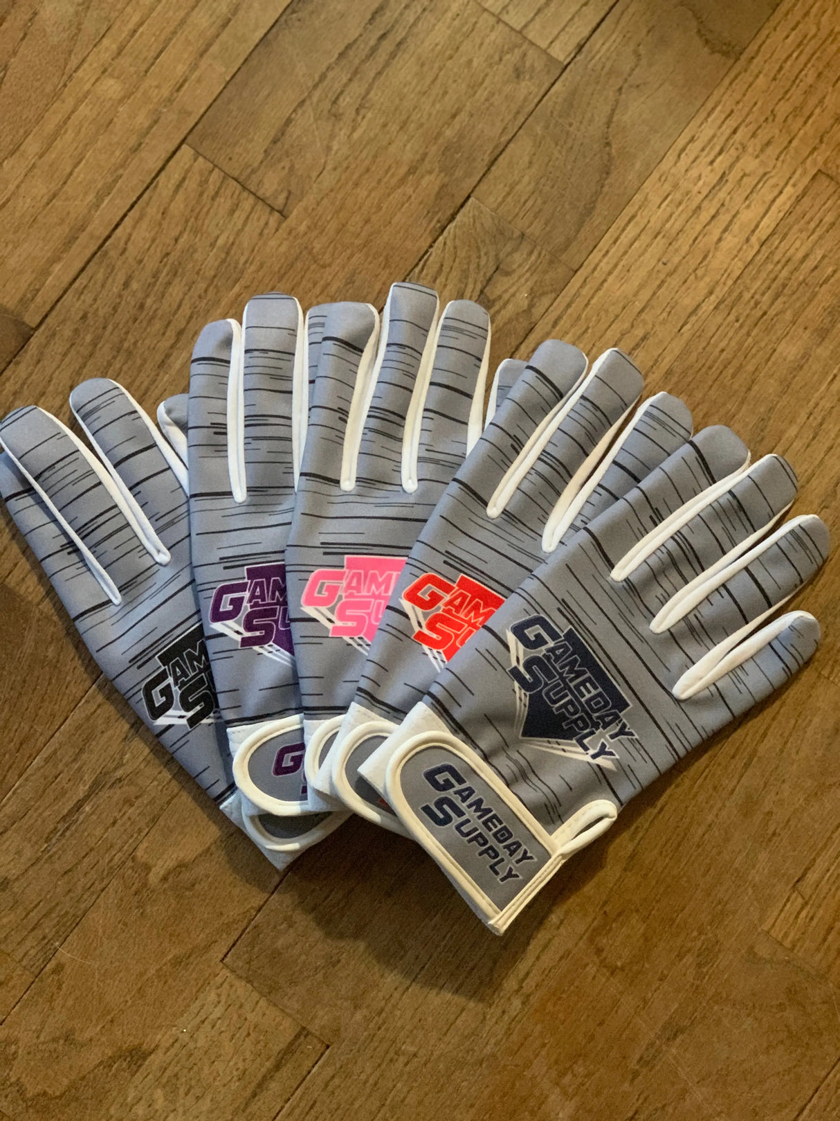 Gameday Supply Gray "Static" Batting Gloves Gameday Supply llc