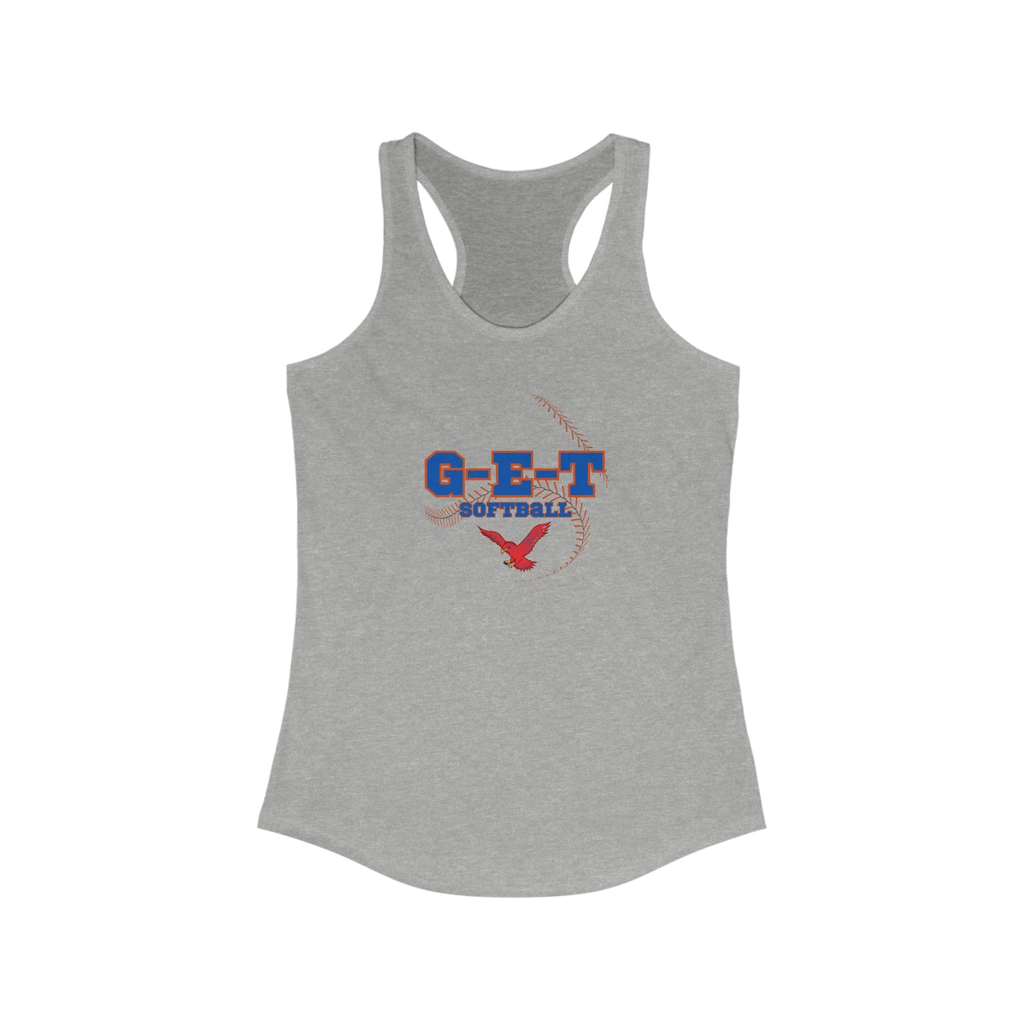 G-E-T Softball Women's Racerback Tank
