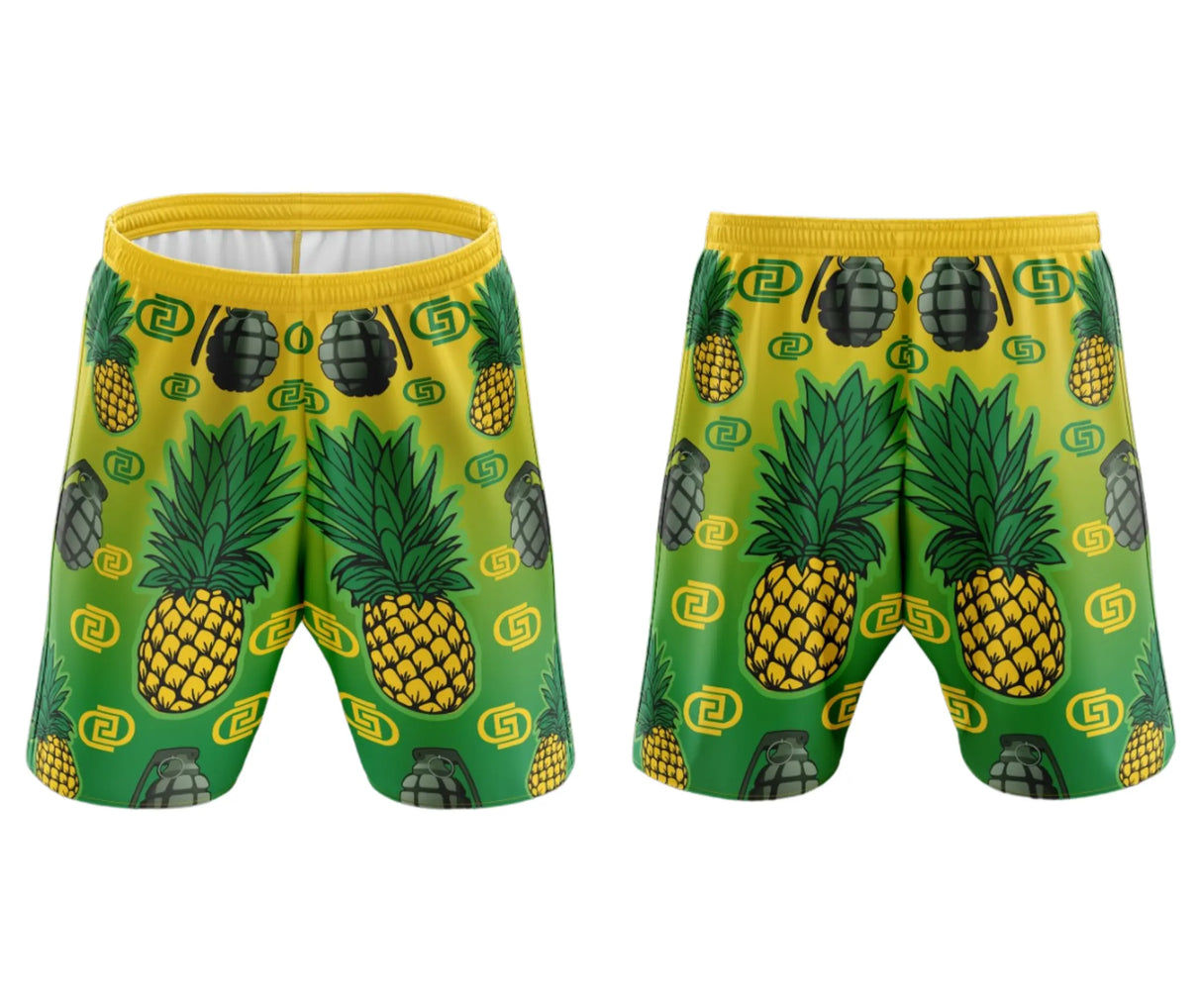 Gameday Supply Bangin Pineapple Shorts Gameday Supply llc