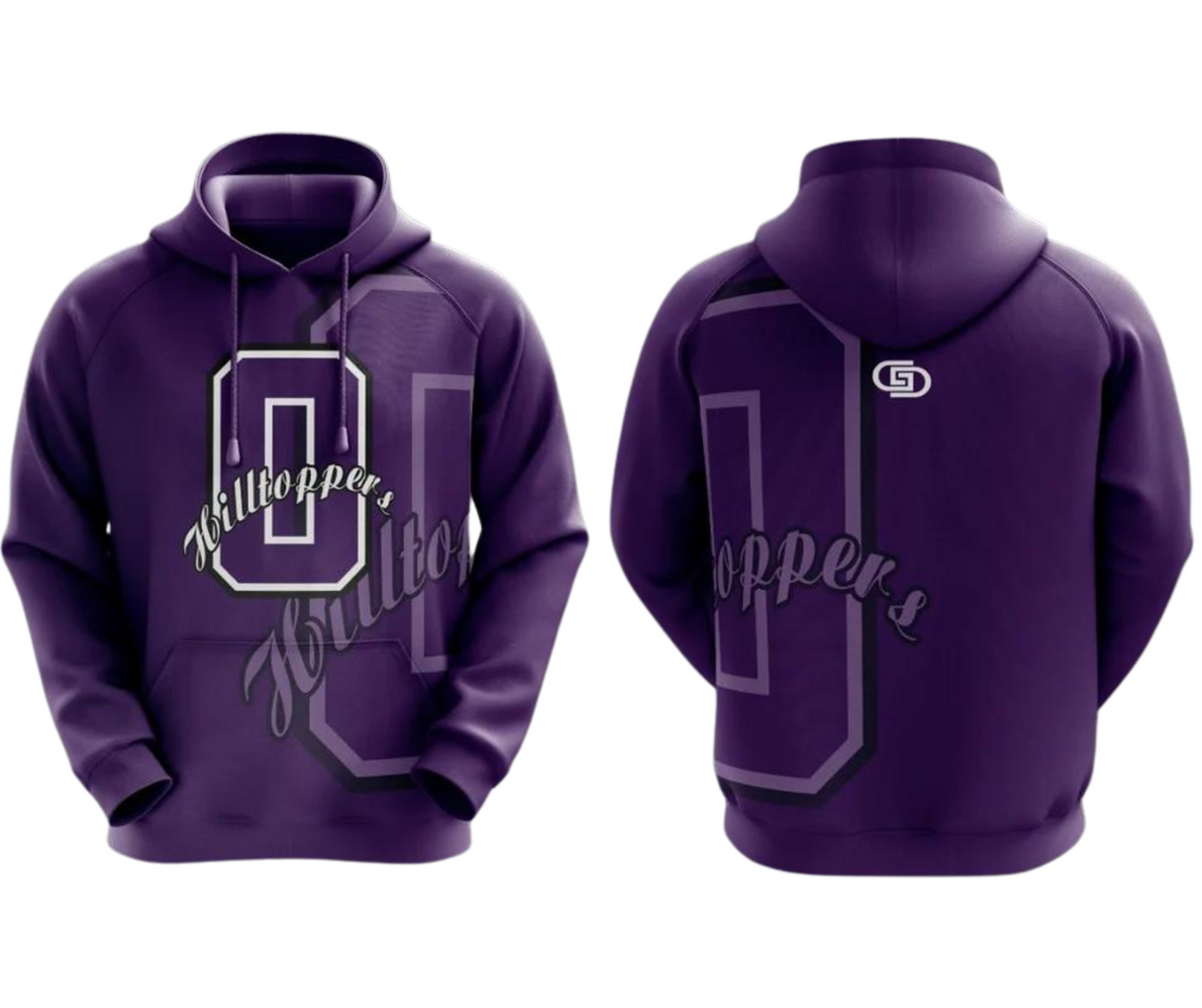 Onalaska Hilltoppers Sublimated hoodie Gameday Supply llc