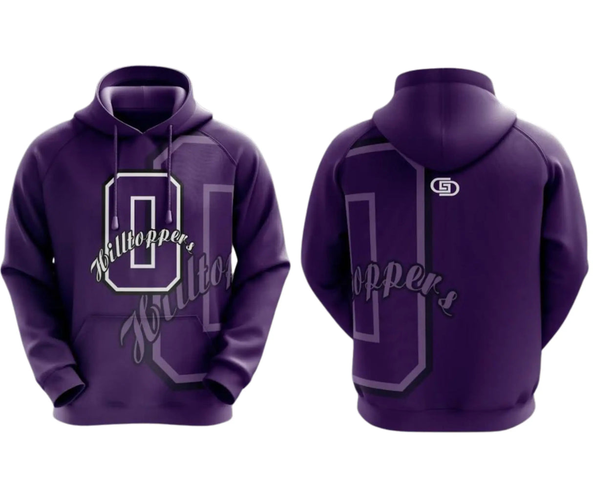 Onalaska Hilltoppers Sublimated hoodie Gameday Supply llc