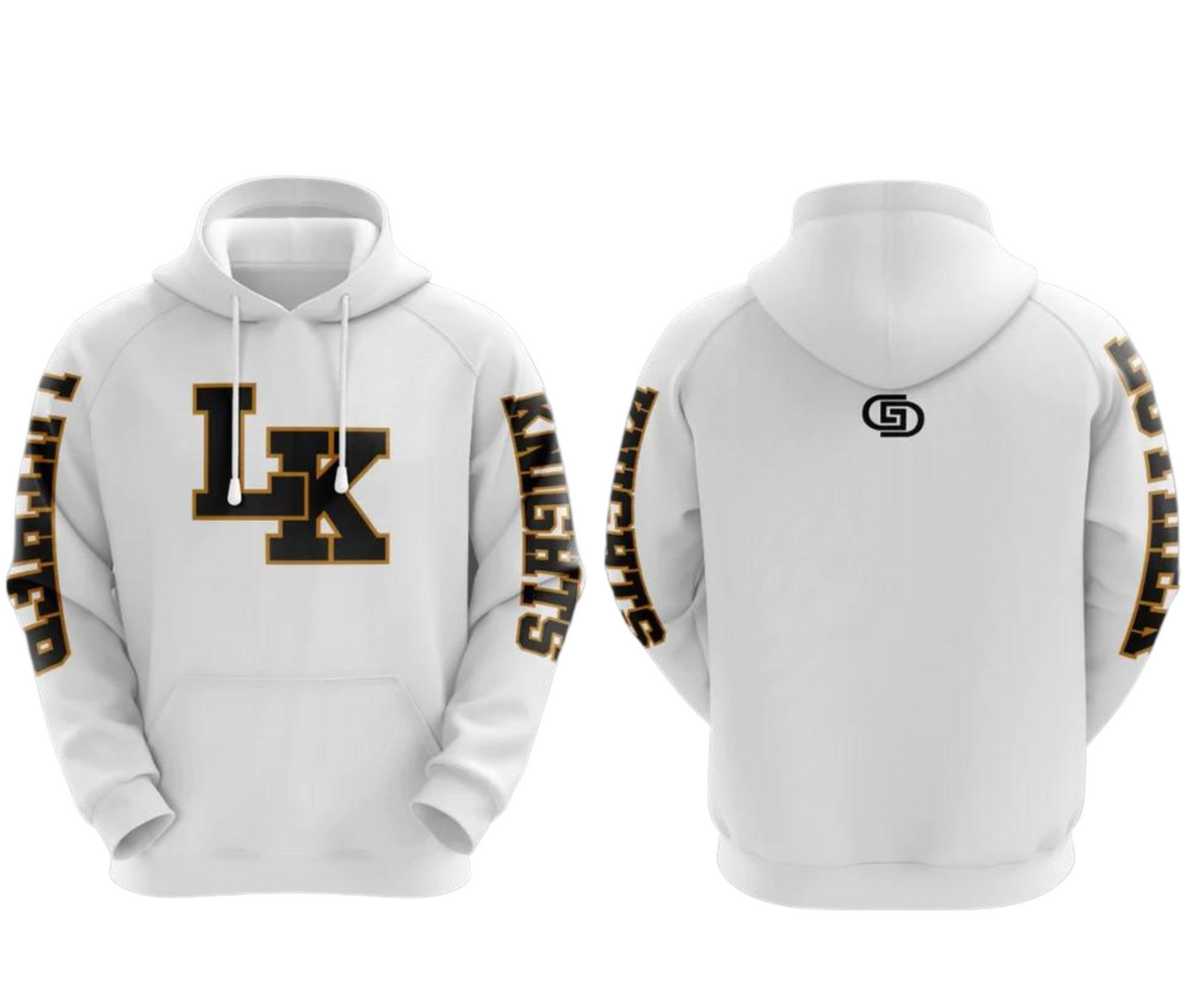 Luther Knights Sublimated Hoodie Gameday Supply llc