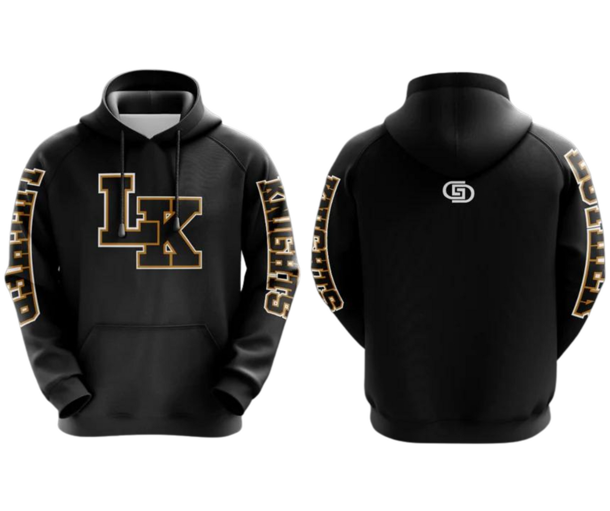 Luther Knights Sublimated Hoodie Gameday Supply llc